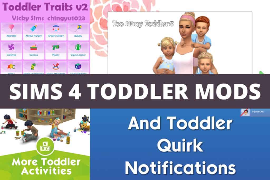 sims 4 toddler mods collage