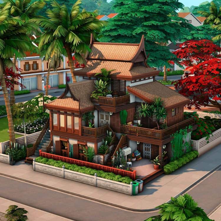 asian-styled apartment building