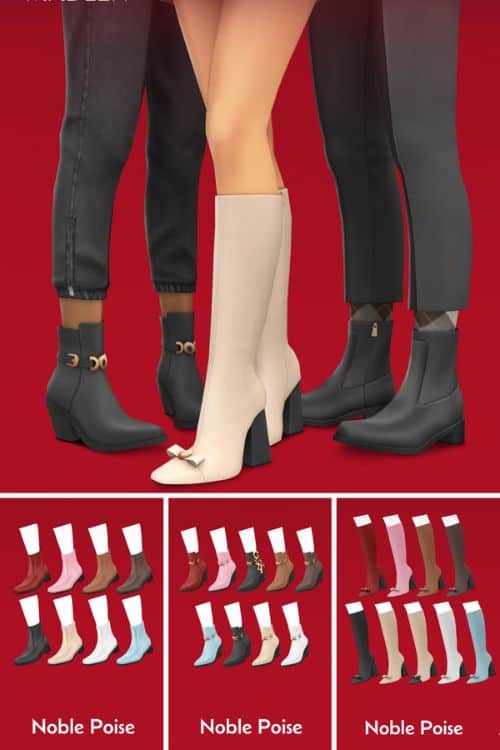 sims 4 boots collage