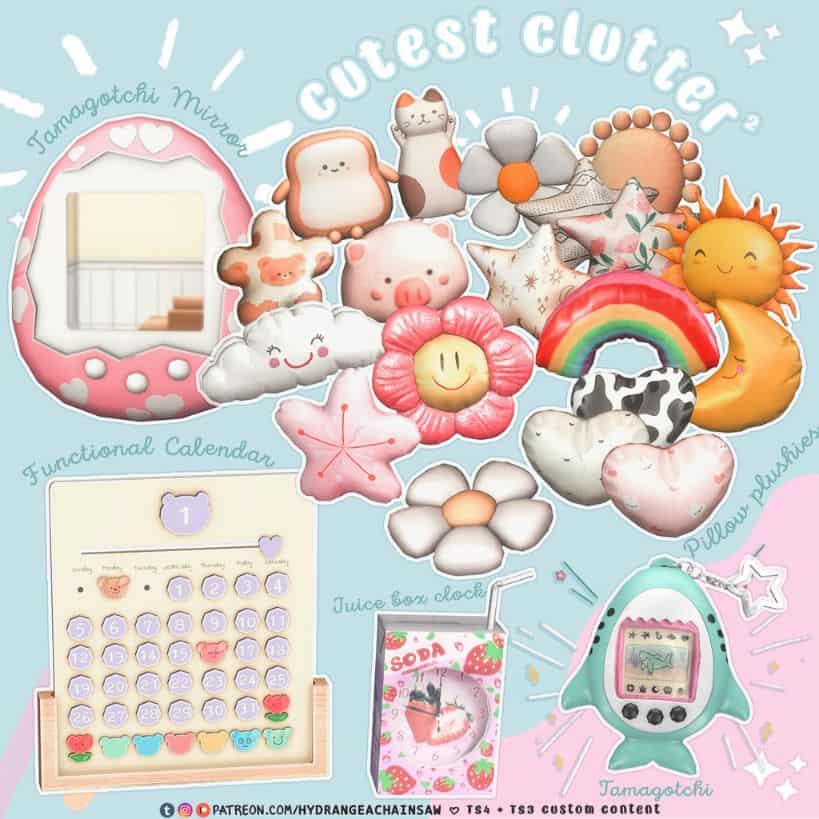 collage of different cute clutter pieces