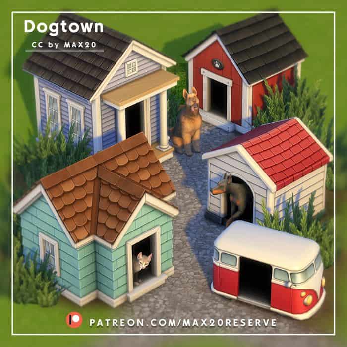 collection of dog houses