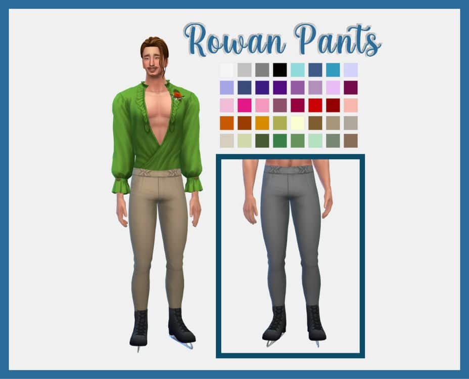 male sims wearing skin tight pants