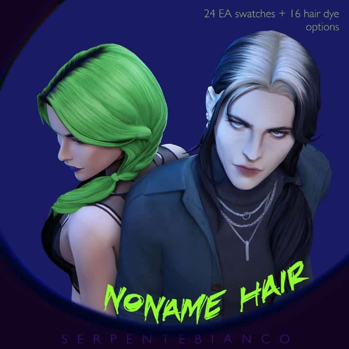 sims with two-tone hair due to root regrowth