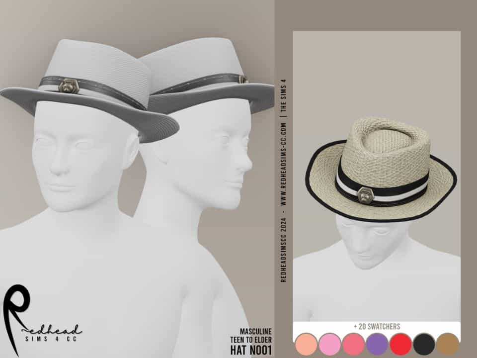 mannequin wearing a fedora hat
