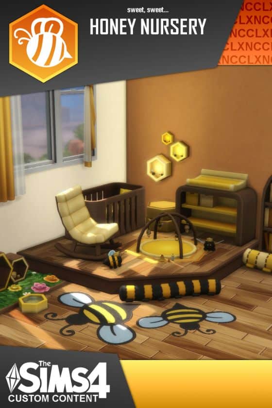a honey-bee themed nursery