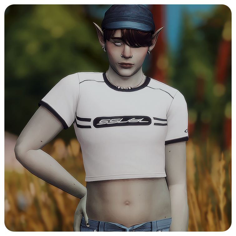 occult sim posing for the screenshot