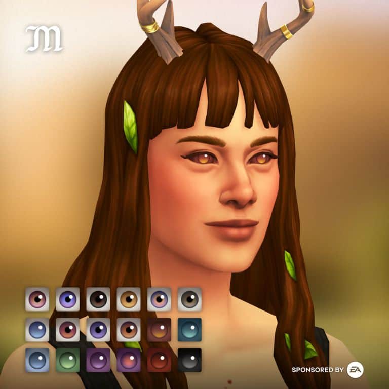 fairy sims with pupilless eyes