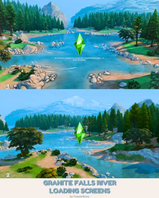two Granite Falls river loading screens