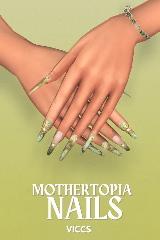fairy themed nails