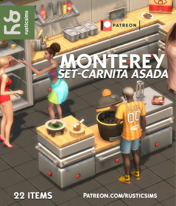 a restaurant buffet style setup