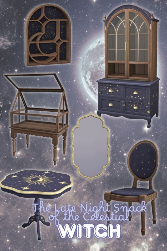 celestial-inspired furniture pieces