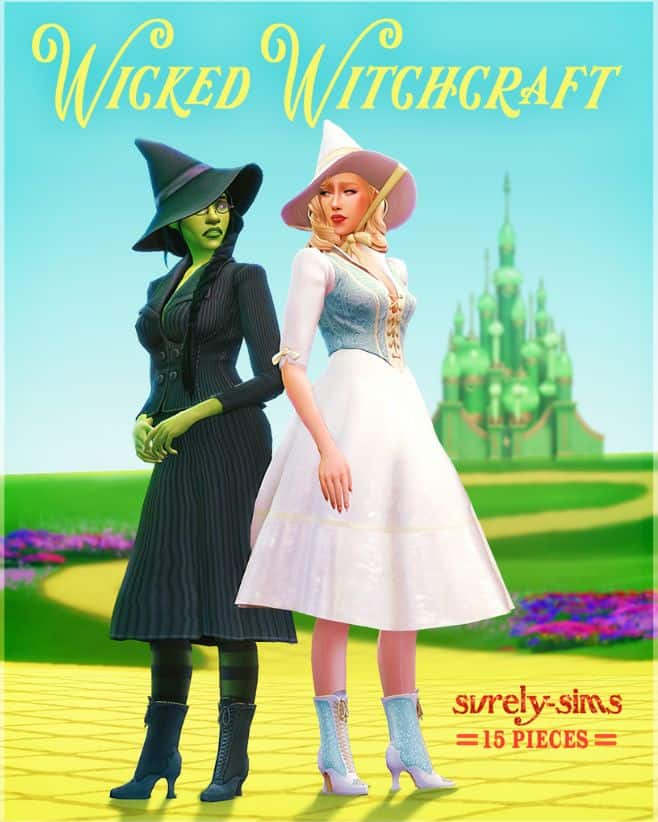 Wicked inspired female sims