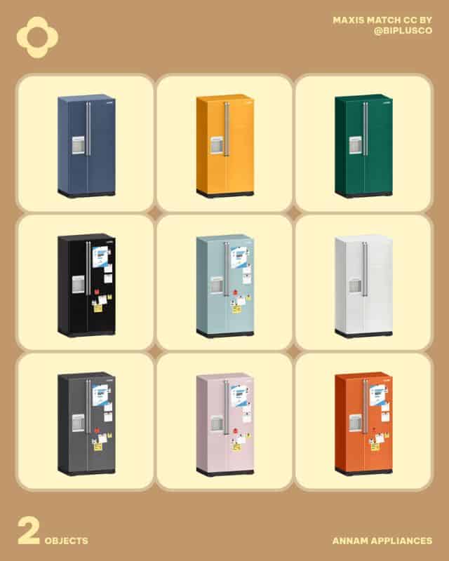 collage of mixed fridges