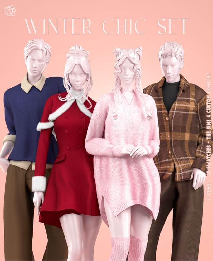 mannequins wearing closes fit for winter
