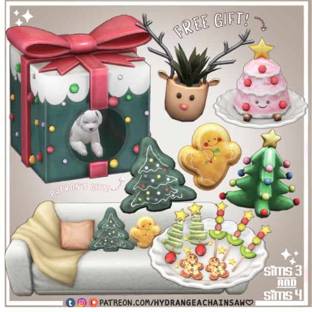 collage of mixed Christmas items