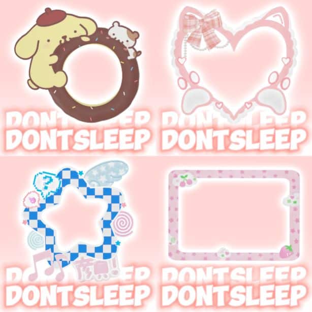 collage of four cute mirrors