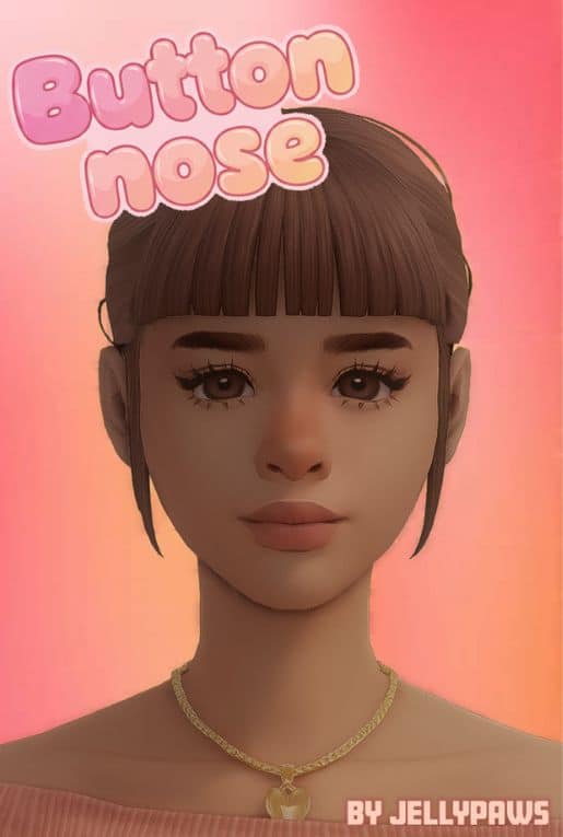 female sim with button nose preset