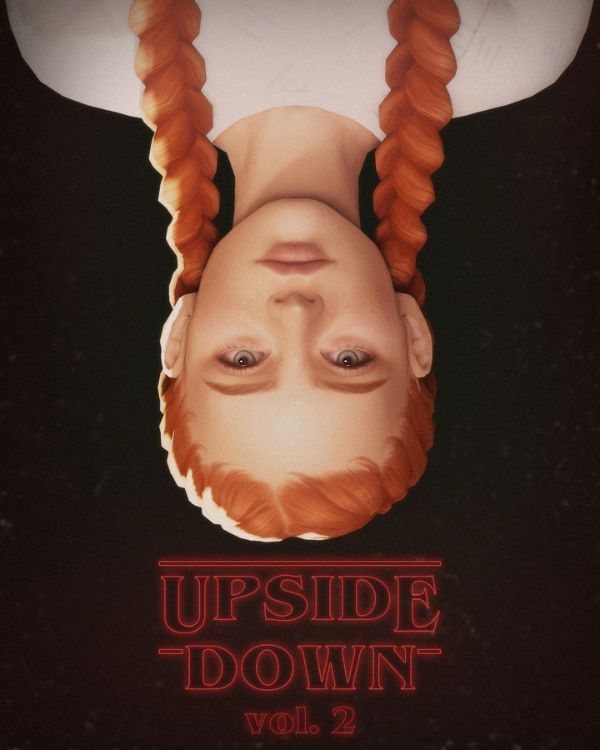 Max-inspired Sim upside down with thick braids