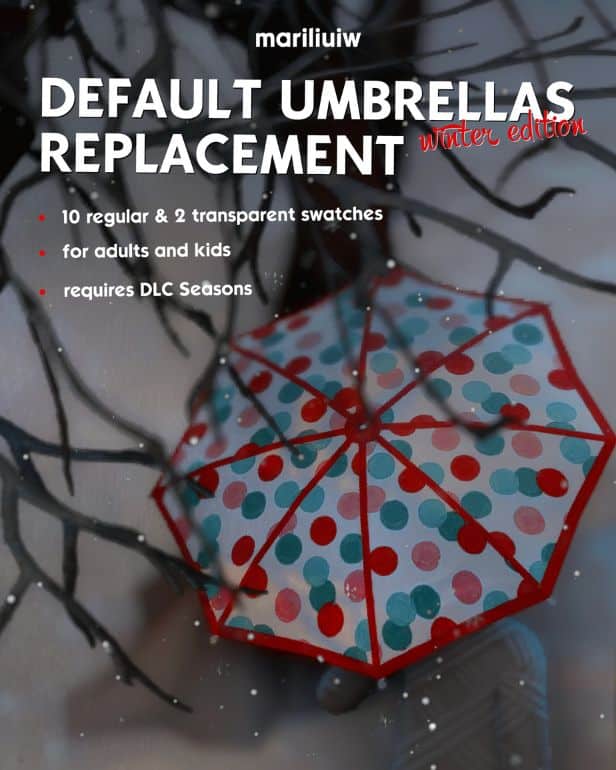 a colorful polka dot umbrella