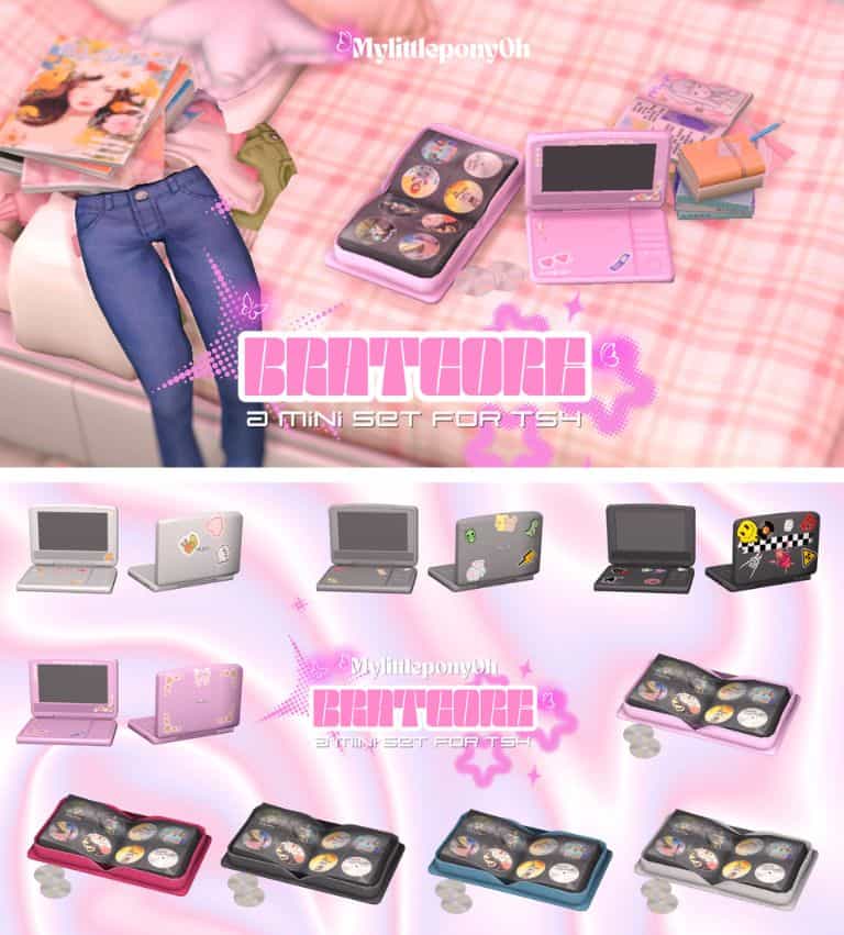 Y2K collection of DVD players and DVD cases