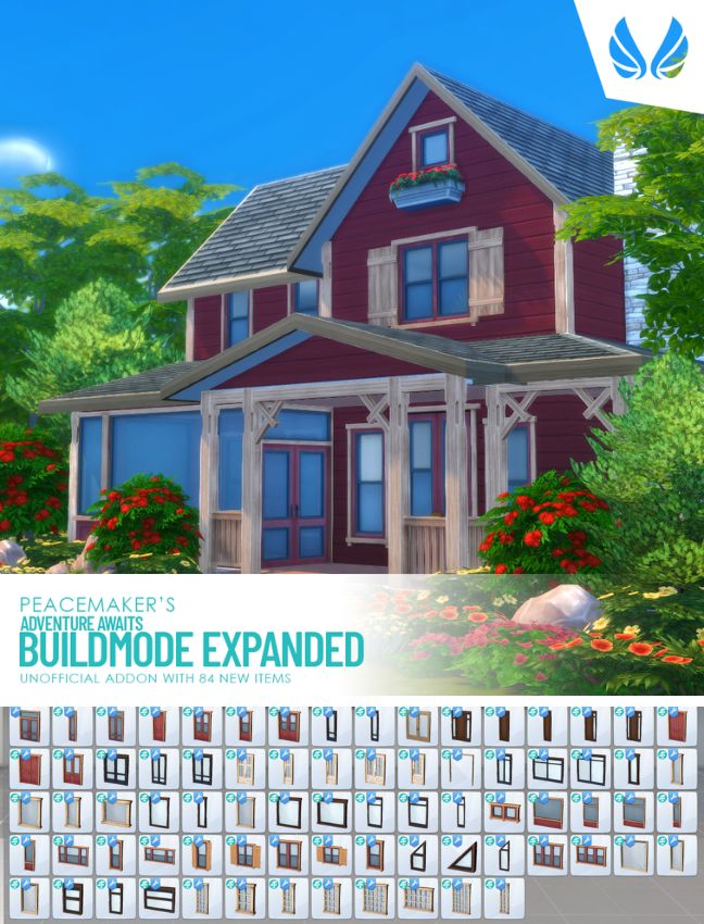 a countryside home with mixed build CC shown in a table