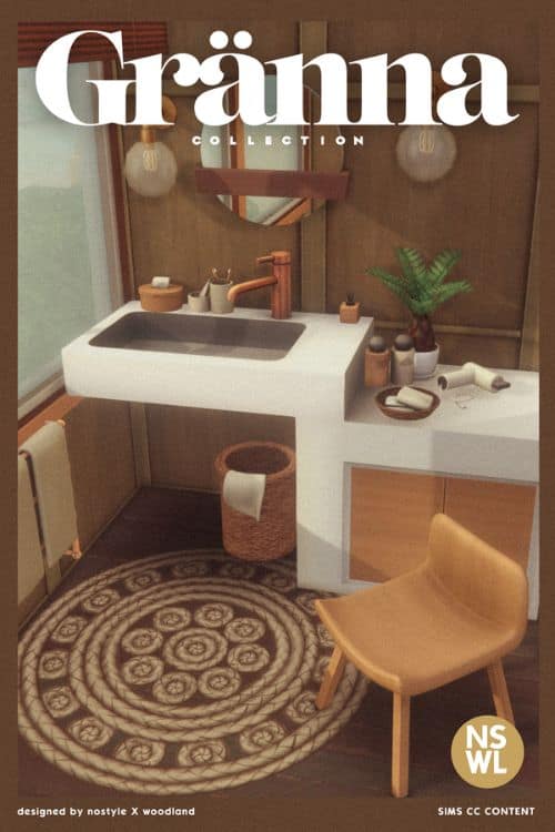 a modern bathroom setup