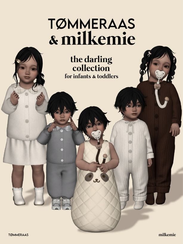 infant and toddlers wearing cozy outfits