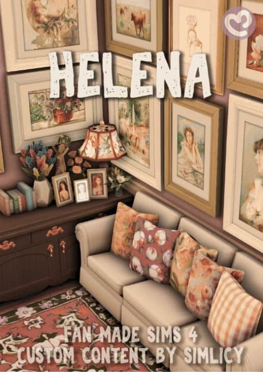 a living room decorated in a grandma aesthetic