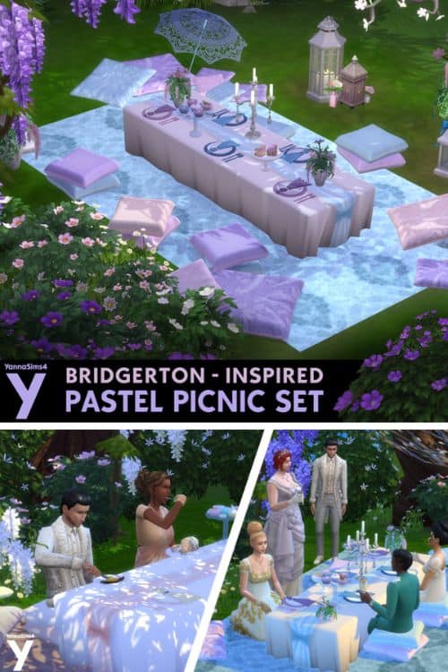 Bridgeton Sims enjoying an outdoor picnic setup