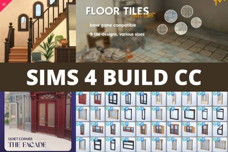 sims 4 build cc collage