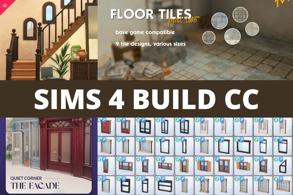 sims 4 build cc collage