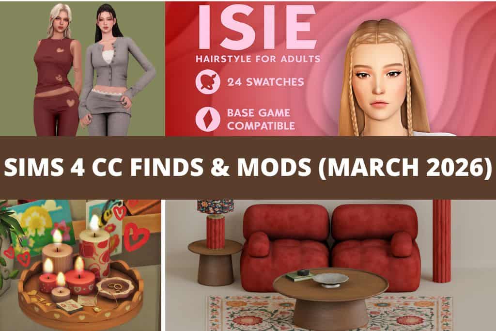 sims 4 cc finds and mods for 2026 collage