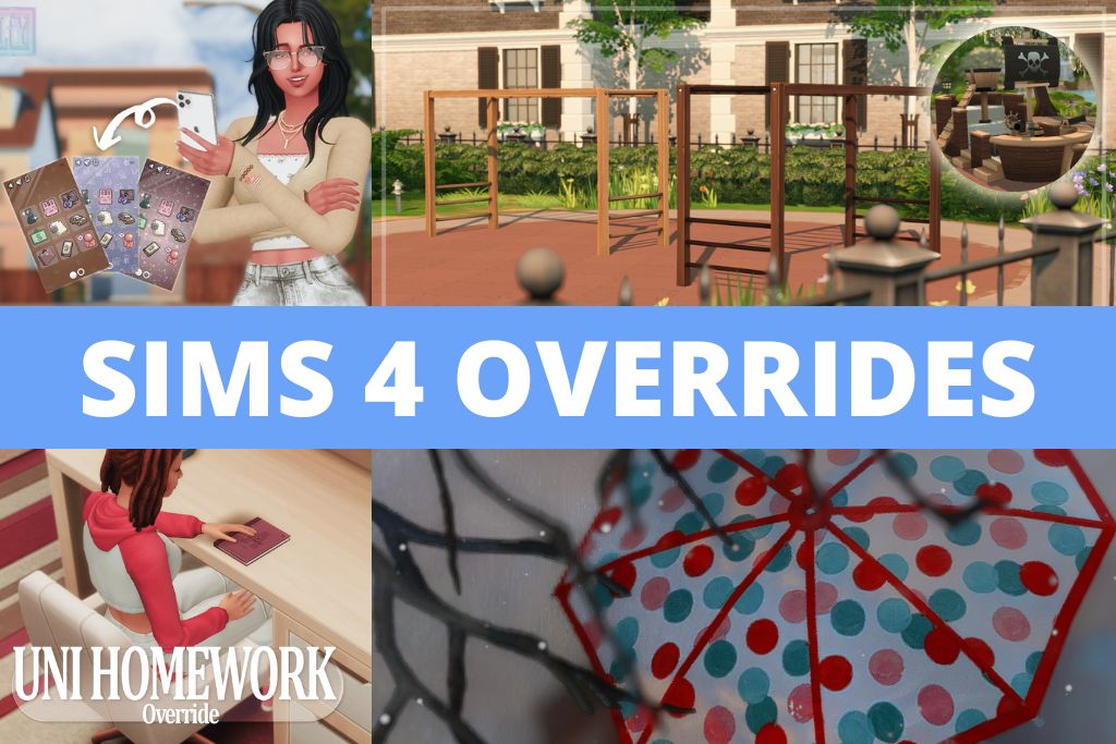 sims 4 overrides collage