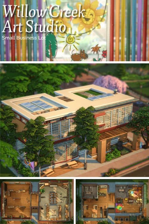an art studio set in Willow Creek