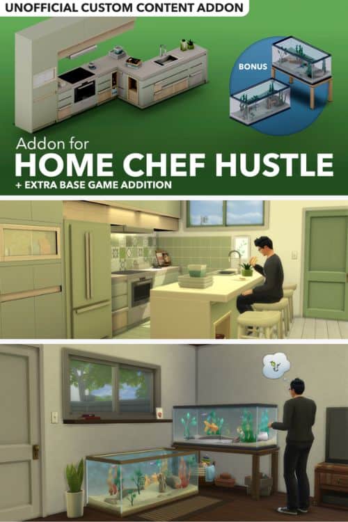 kitchen and aquarium addon pieces