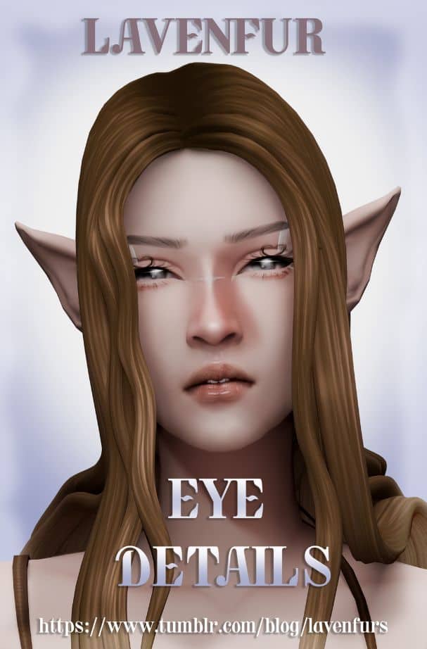 fantasy Sim with pointy ears and sparkling eyes