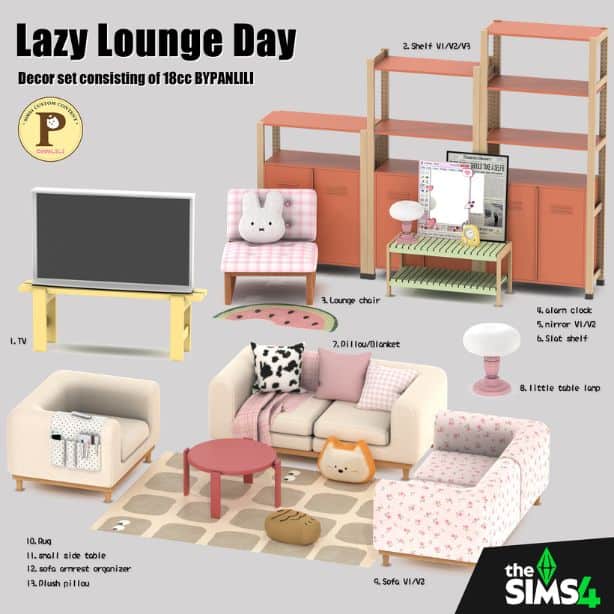 collage of cute and cozy living room furniture and decor pieces