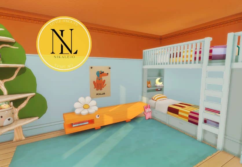a colorful and playful kids bedroom furniture