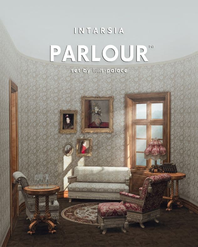 a cozy parlor setup