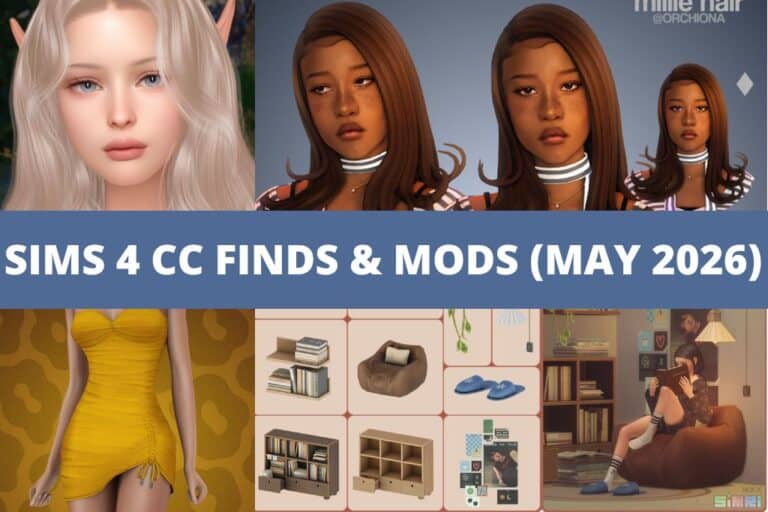 sims 4 cc finds and mods for May 2026 collage