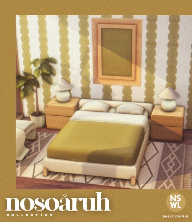 a modern, Scandinavian-inspired bedroom