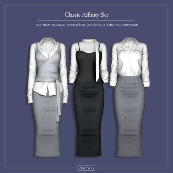 collage of office-ready outfits