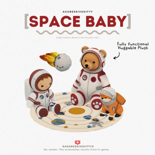 a space-themed kids toys set