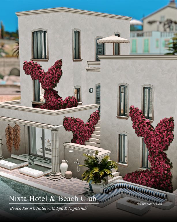 a Greece-inspired hotel and beach club