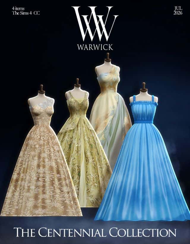 four 50s-inspired royal gowns
