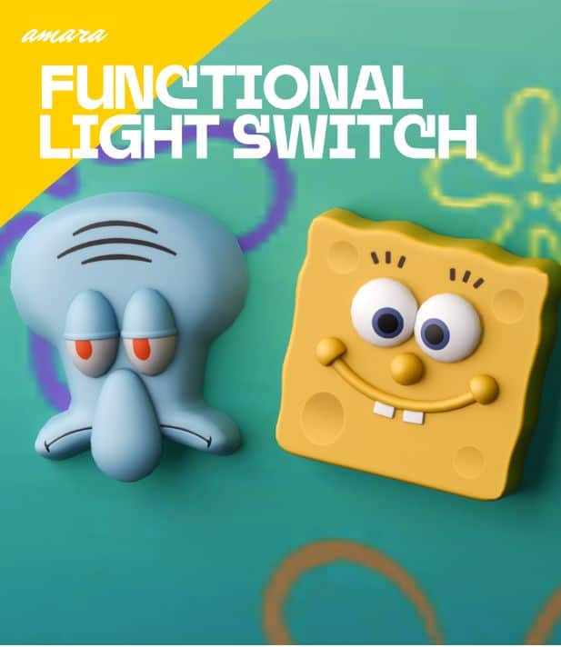 SpongeBob inspired light switches
