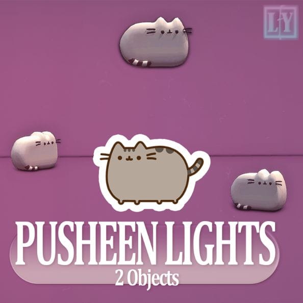 Pusheen themed lights