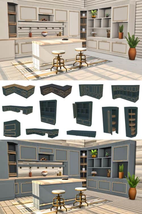 Parisian-style kitchens