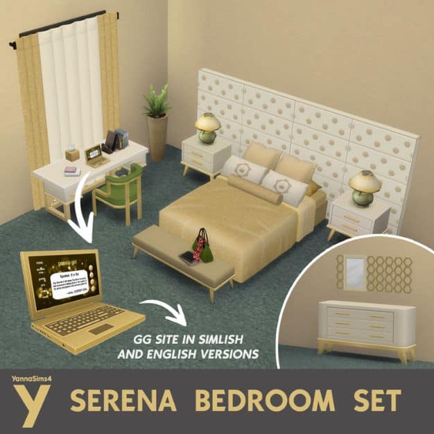 a simple white and beige themed bedroom