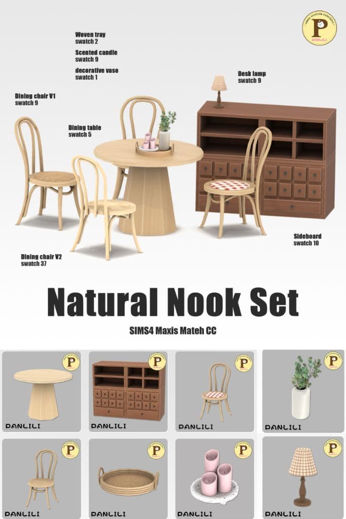 cozy wooden dining room nook setup